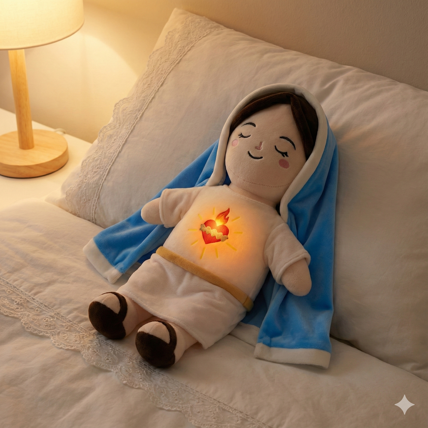HolyHavenPlush™ Breathing Mary Doll